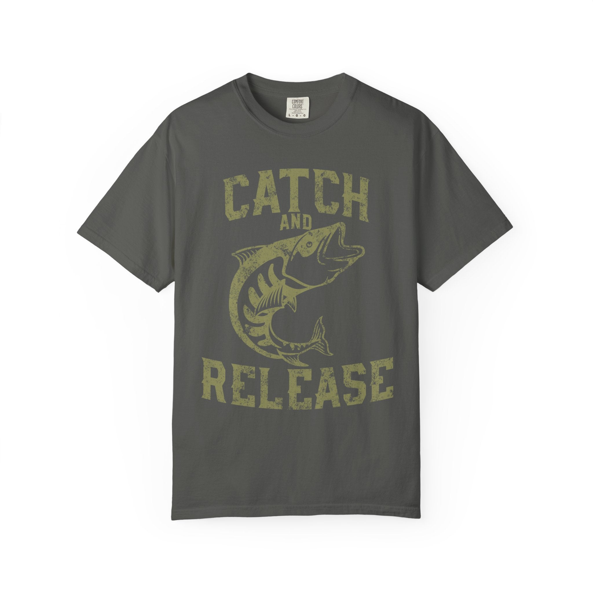 Catch And Release Fishing Graphic Artwork Design T-Shirt - Sinful Threads