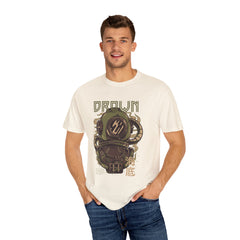 Drown Deep Sea Diver With Quote Graphic Cool Design T-Shirt