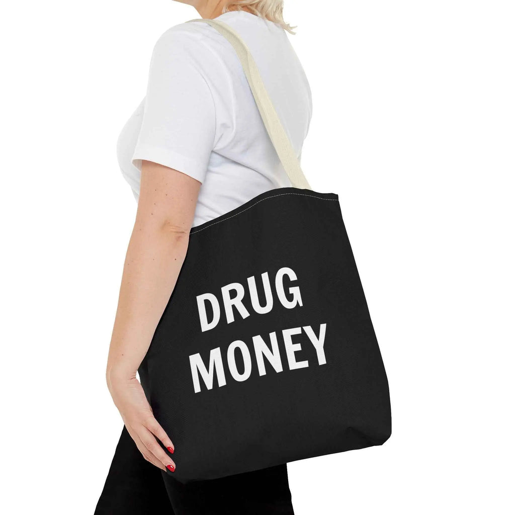 Funny Tote Bag – Bold “Drug Money” Heavy-Duty Shopper