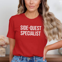 Side-Quest Specialist Text Graphic Novelty T-Shirt product