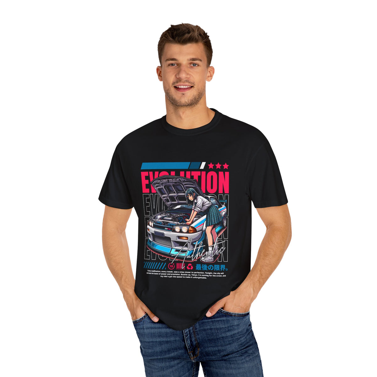 R32 Skyline Tee - JDM Drift Culture Anime Girl Art