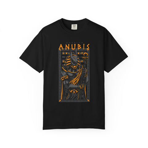 Egyptian Warrior Anubis Graphic Print T-Shirt