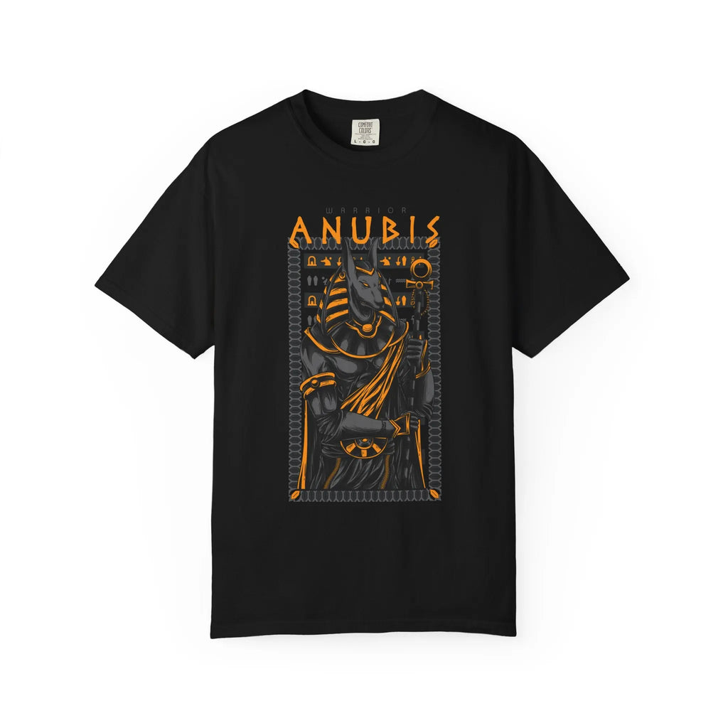 Egyptian Warrior Anubis Graphic Print T-Shirt - Sinful Threads