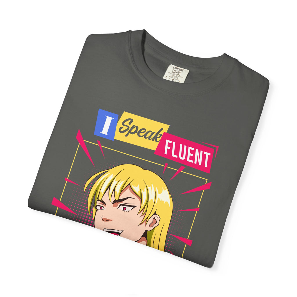 Anime Fluent Shirt – Fluent in Anime Tee Funny Otaku Manga Girl - Sinful Threads
