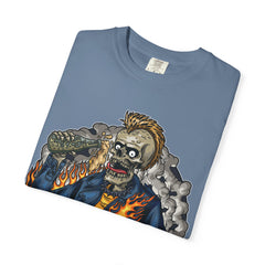 Punk Skull Shirt – Mohawk Skeleton Graphic Tee, Edgy Punk Rocker