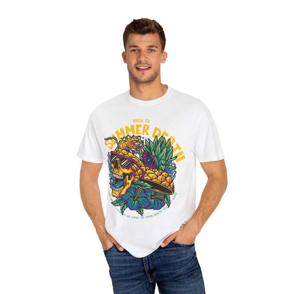 Pineapple Skull Tee - Tropical Skull Tee - Edgy Summer Gift - Sinful Threads