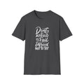 Motivational Quote Graphic Tee - Afraid Fail Not Try Shirt - Sinful Threads