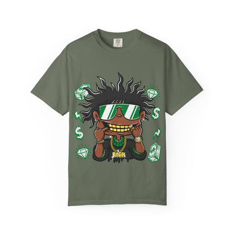 Gold Grill Tee – Hip Hop Cartoon Shirt for Street Culture