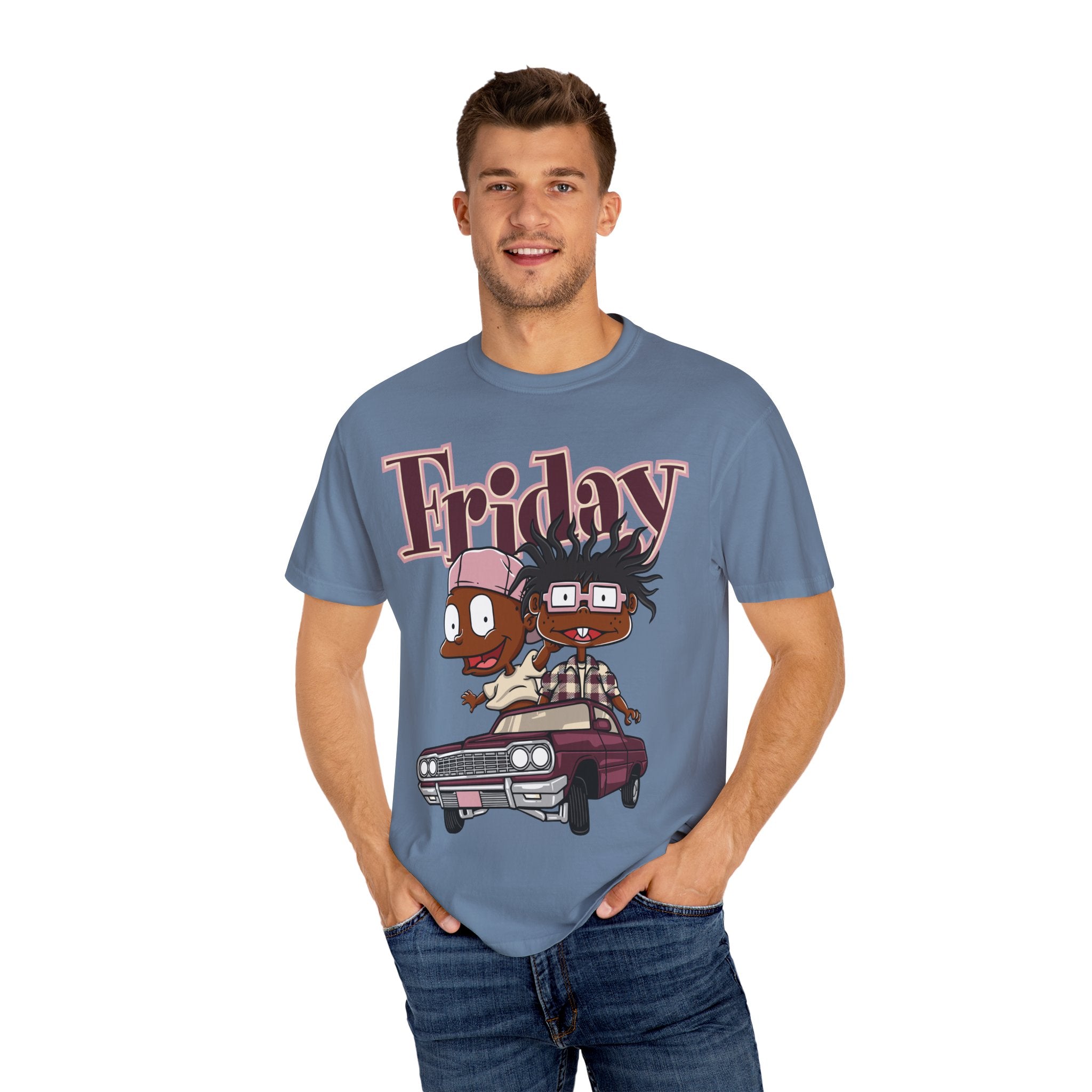 Friday Lowrider Shirt - 90s Culture Tee for Hip Hop Nostalgia - Sinful Threads