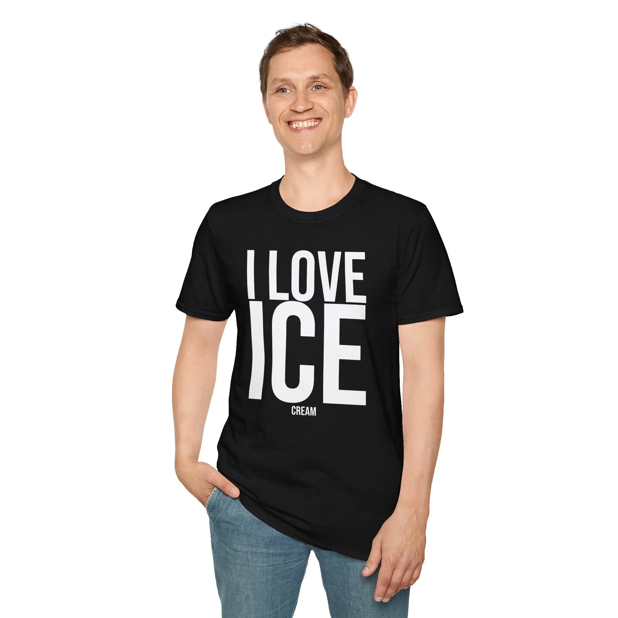 Political Satire Shirt - I Love ICE Cream Funny Tee Printify