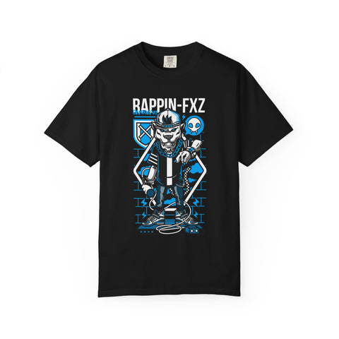 Gangster Wolf with Microphone Urban Art Drawing T-Shirt