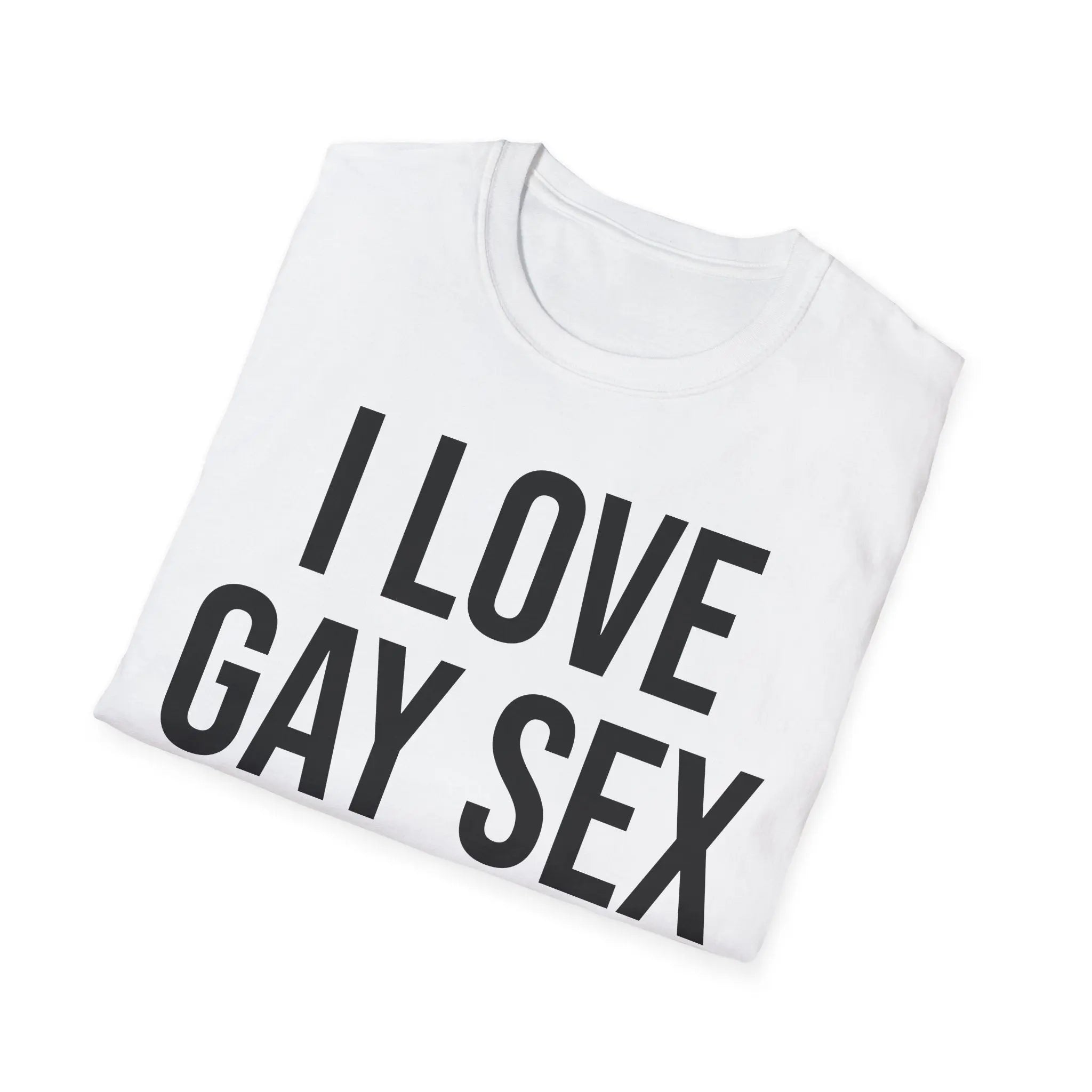 Funny Sex Positive Gay Shirt for Unapologetic Pride Printify