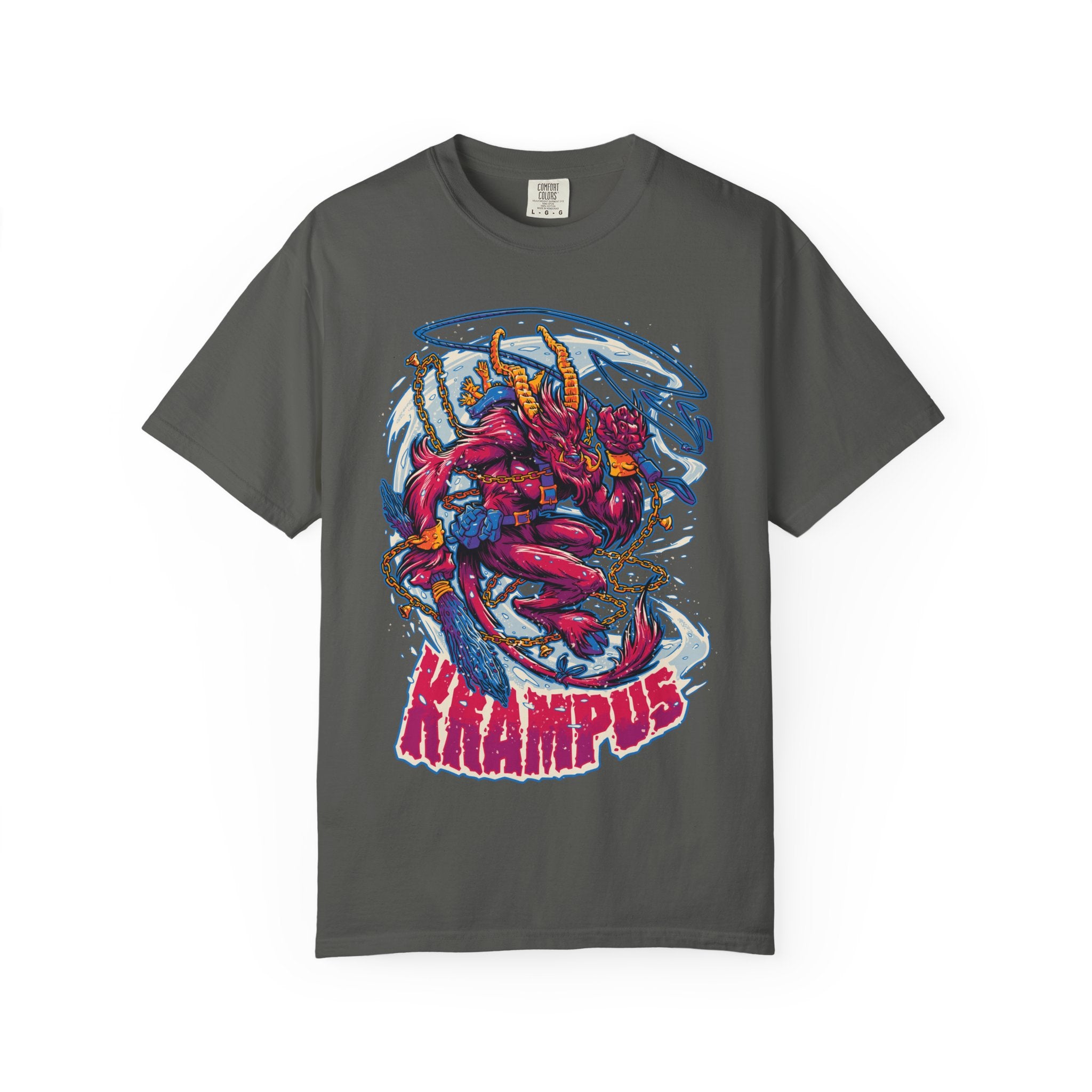 Krampus Christmas Tee - Naughty List Devil Folklore Design - Sinful Threads