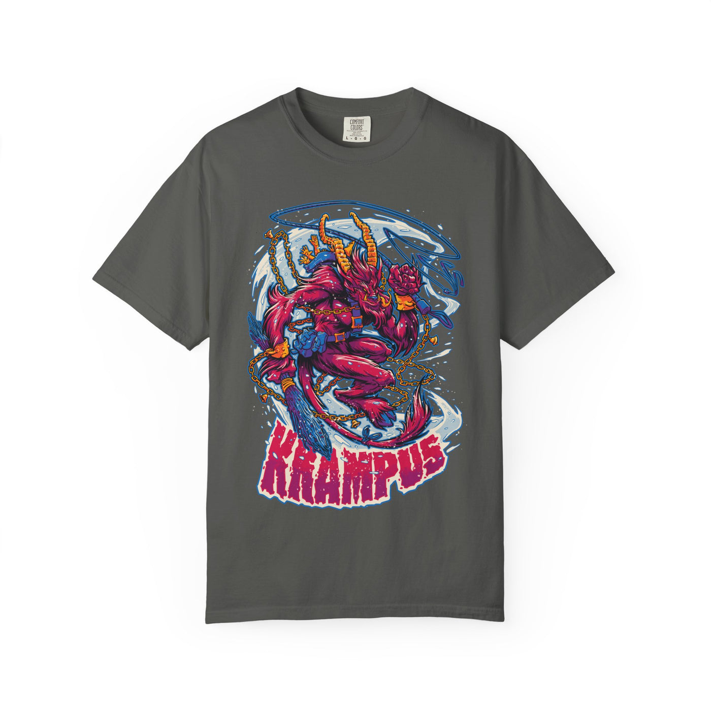 Krampus Christmas Tee - Naughty List Devil Folklore Design - Sinful Threads
