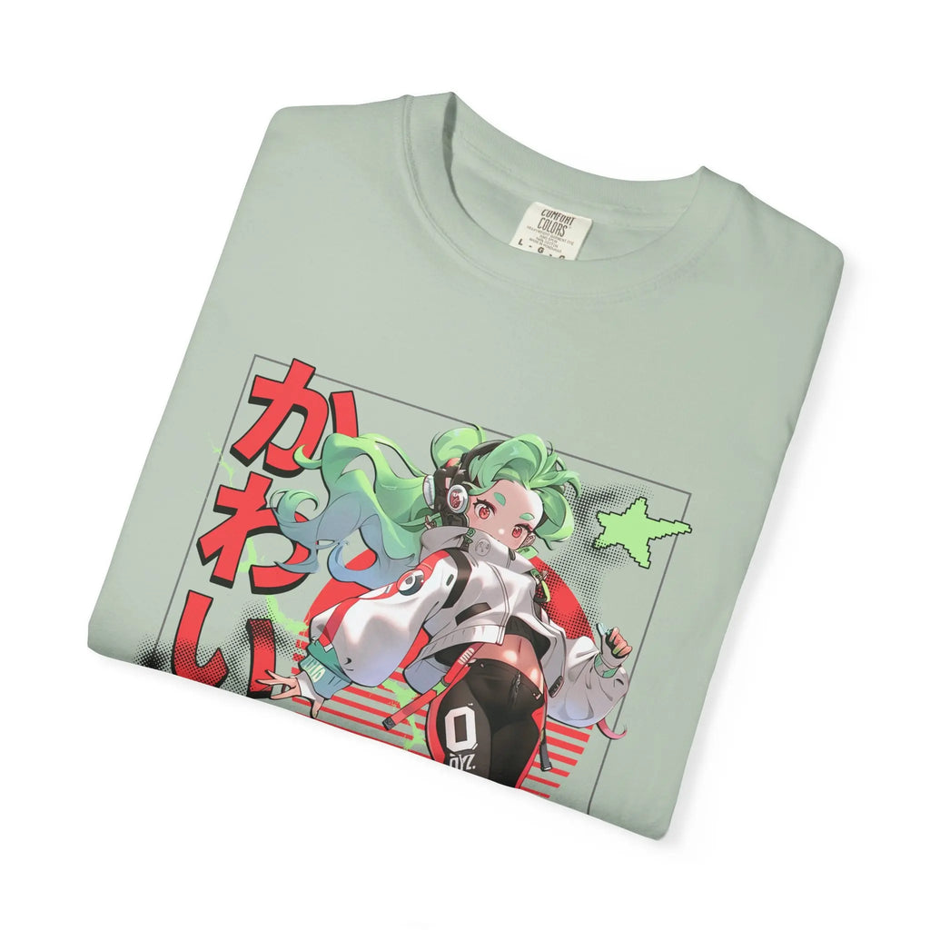 Cyberpunk Anime Tee - Kawaii Vaporwave - Streetwear - Sinful Threads