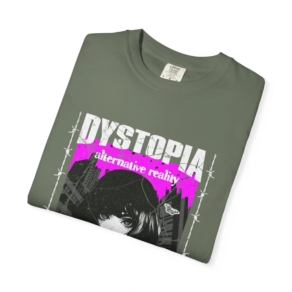 Dark Academia Tee - Urban Grunge Anime Girl Aesthetic - Sinful Threads