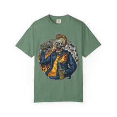 Punk Skull Shirt – Mohawk Skeleton Graphic Tee, Edgy Punk Rocker