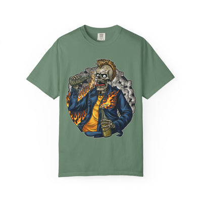 Punk Skull Shirt – Mohawk Skeleton Graphic Tee, Edgy Punk Rocker - Sinful Threads