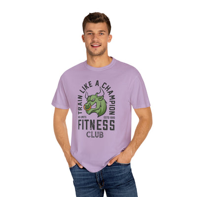 Train Like A Champion Vintage Bull T Shirt - Retro Gym Tee - Sinful Threads