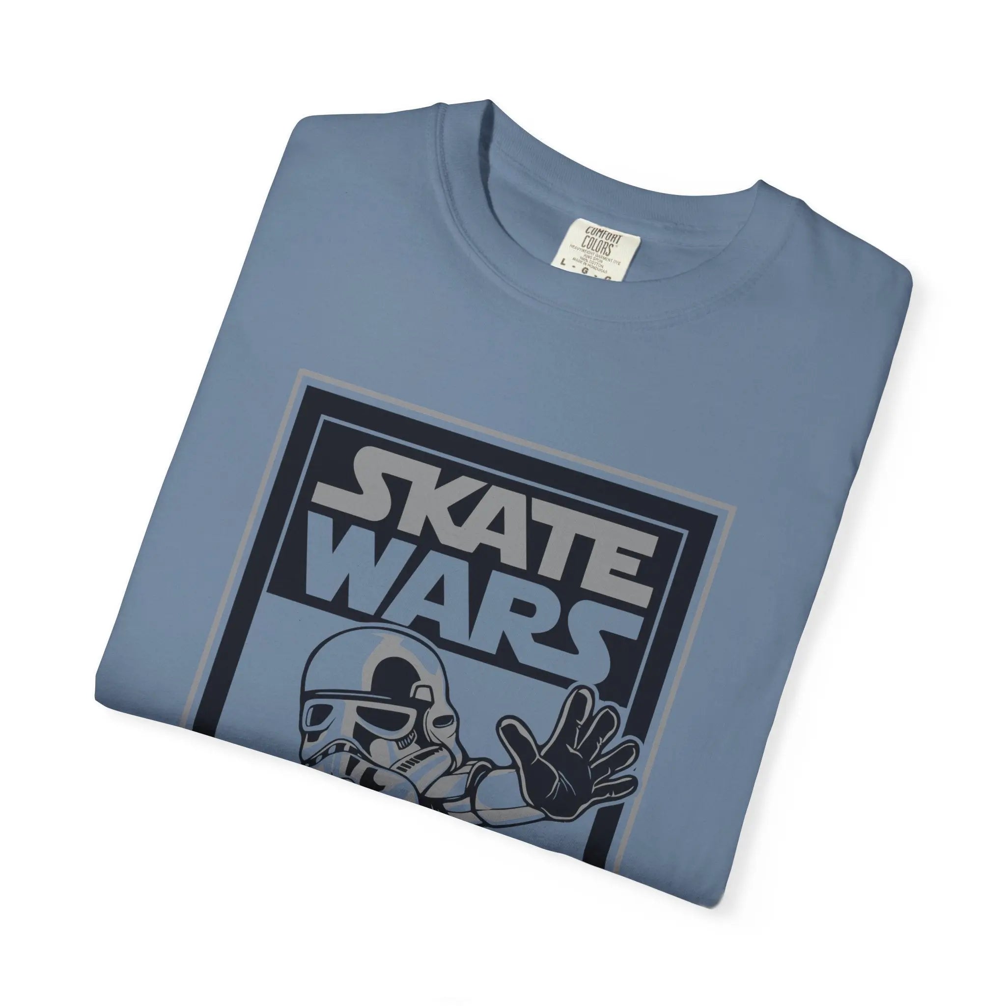 Skateboard Tee Gift - Sci Fi Trooper Funny Skate Wars - Sinful Threads
