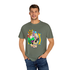 Floral Skull Shirt - Gothic Botanical Tee - Surreal Art