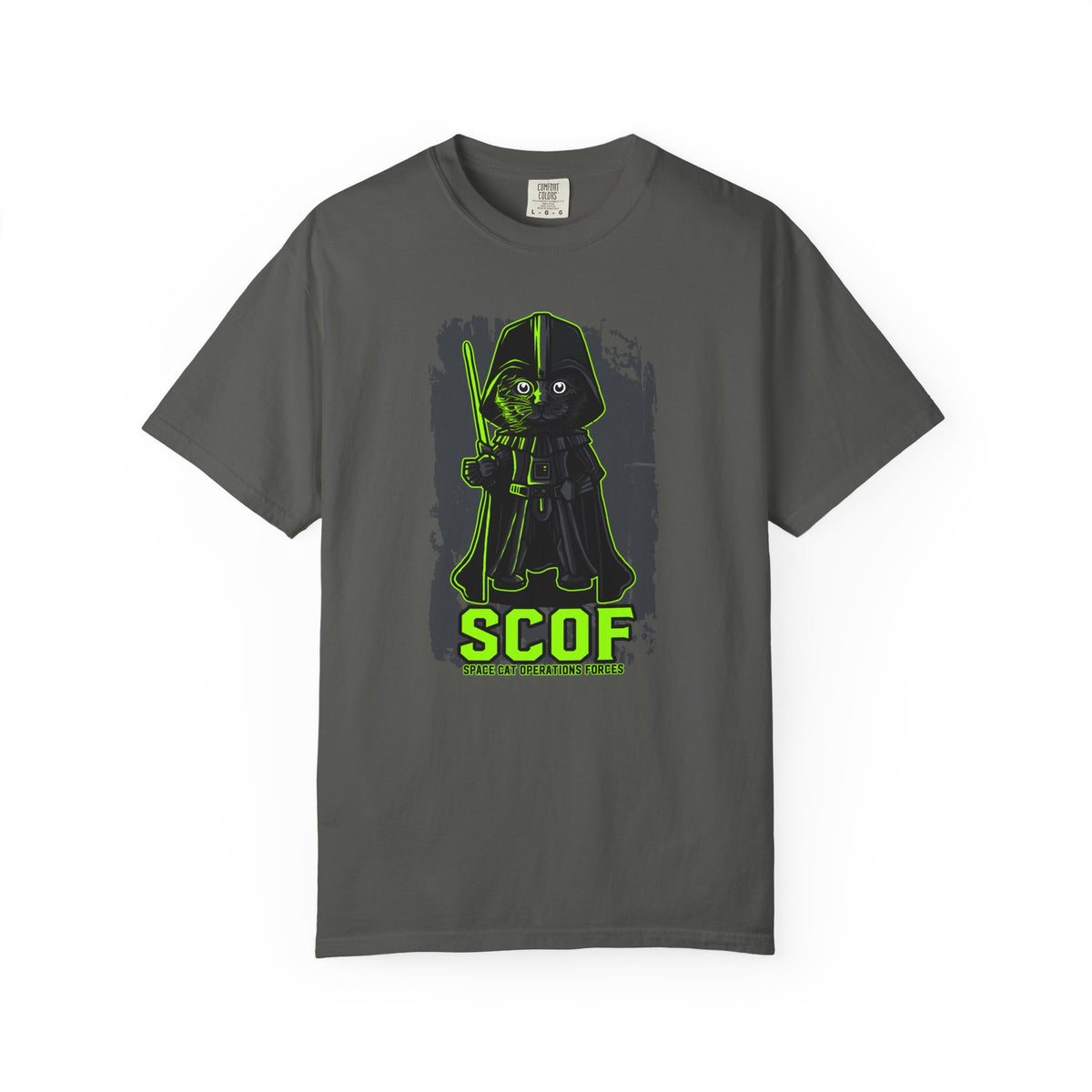 Galactic Cat Tee - Dark Lord - Sci-Fi Space Gift