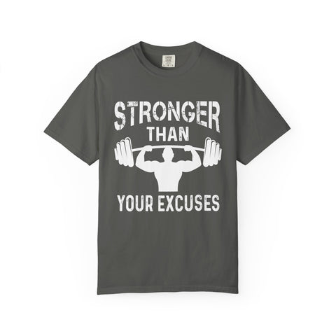 Stronger Than Excuses Bodybuilding Shirt - Motivation Tee