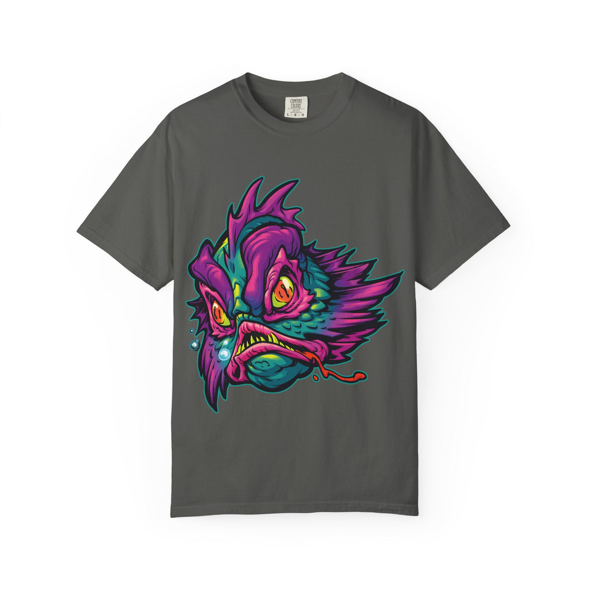 Monster Fish Tee - Fantasy Colorful Sea Creature Shirt