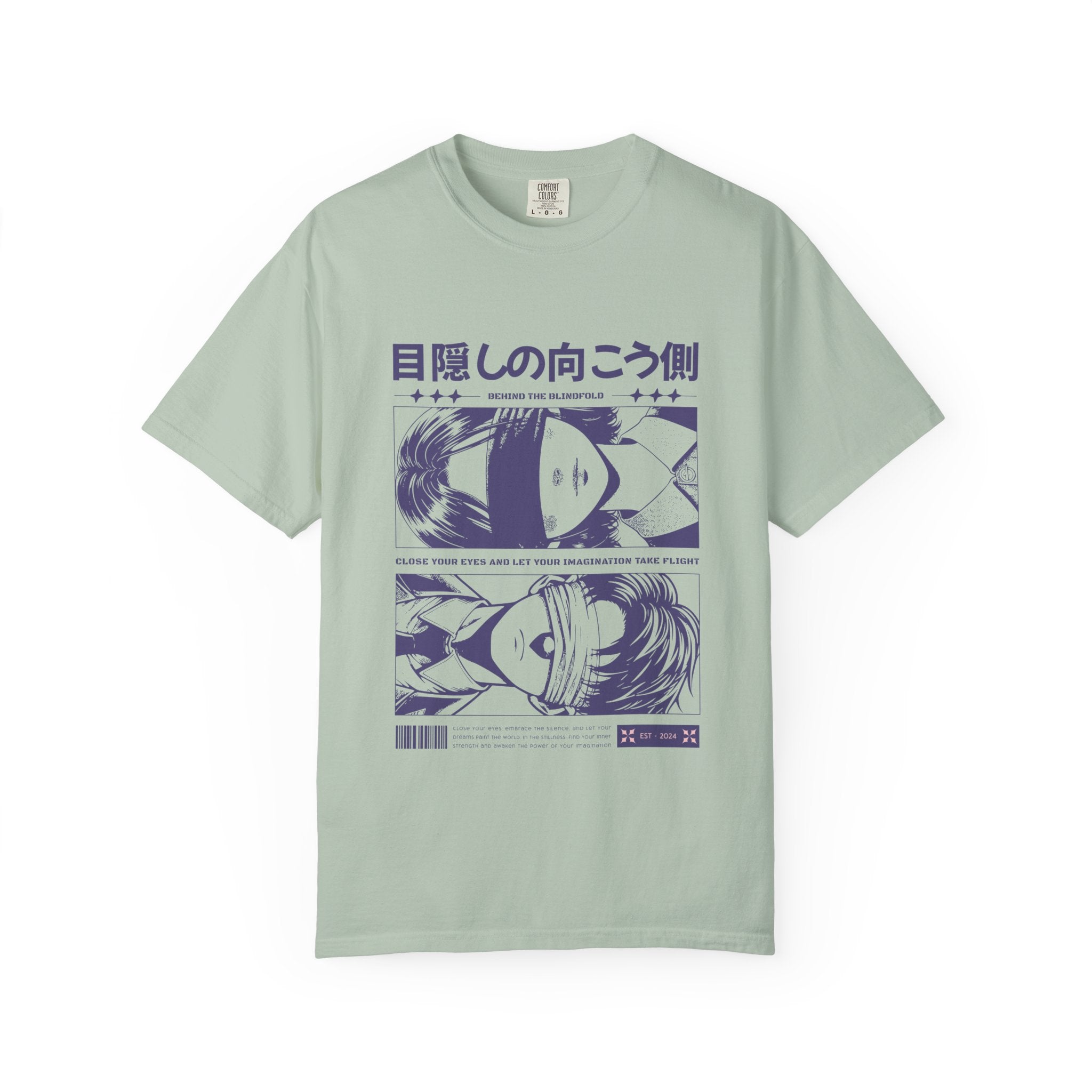 Blindfolded Anime Tee - Artistic Imagination - Dreamer Gift - Sinful Threads