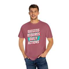 Motivational Quote Shirt - Daily Action Tee - Success Gift