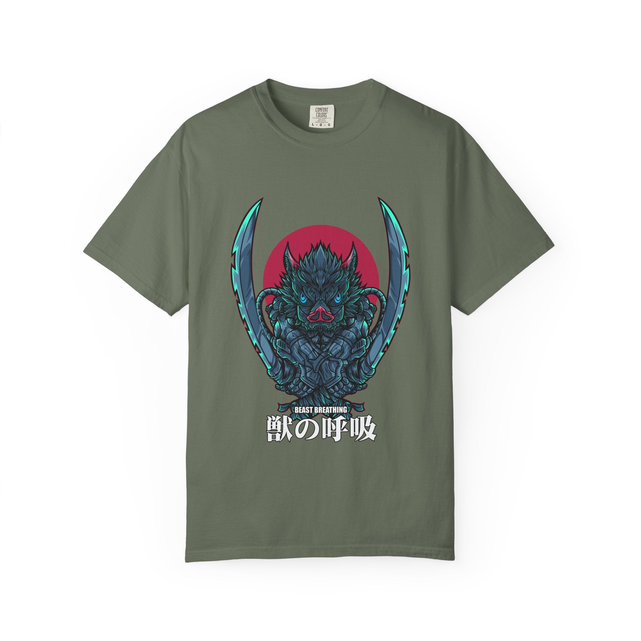 Wild Boar Beast Breathing Tee Modern Anime Graphic - Sinful Threads