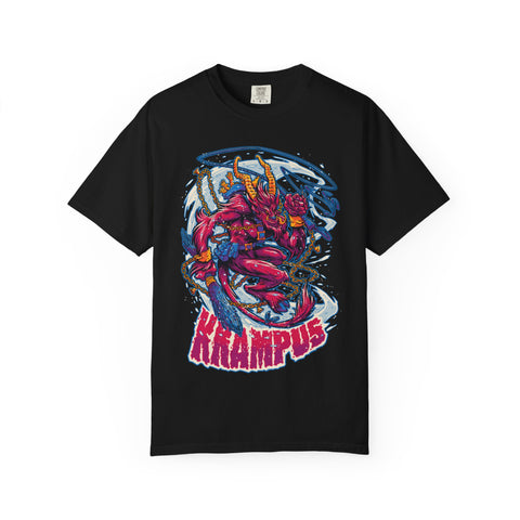 Krampus Christmas Tee - Naughty List Devil Folklore Design