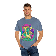 Psychedelic Mushroom Tee - Funky Art Cottagecore