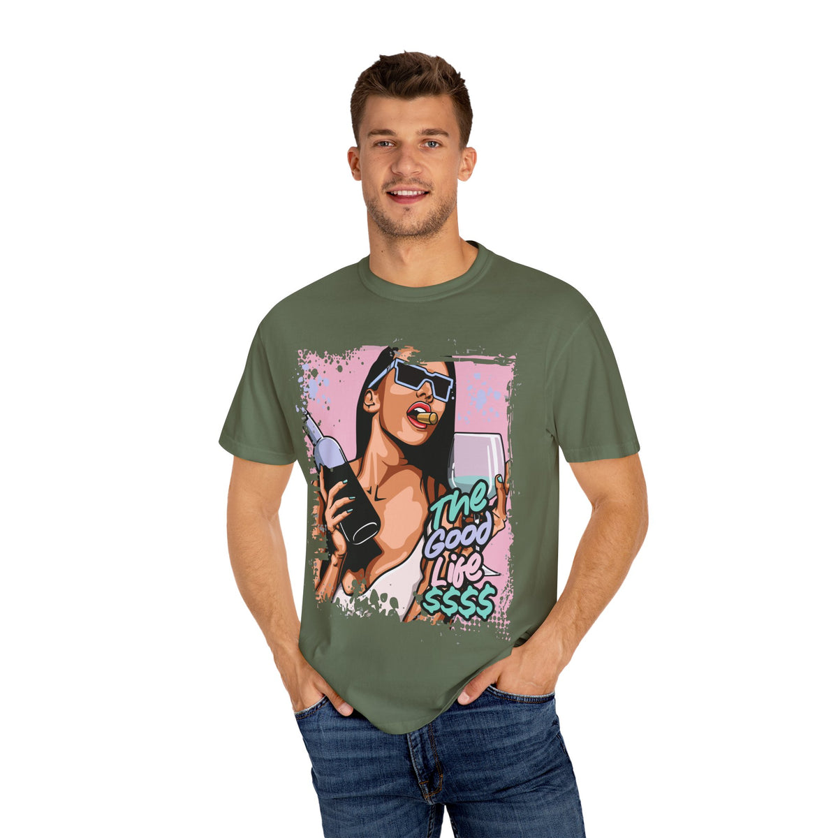 Wine Lover Shirt – Good Life Tee for Daily Comfort & Style - Sinful Threads
