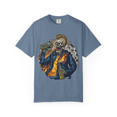 Punk Skull Shirt – Mohawk Skeleton Graphic Tee, Edgy Punk Rocker