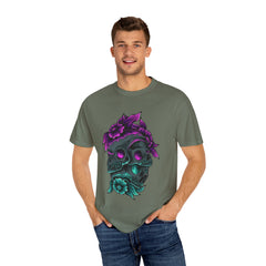 Floral Skull Gothic Tee Dark Art Alternative Fashion