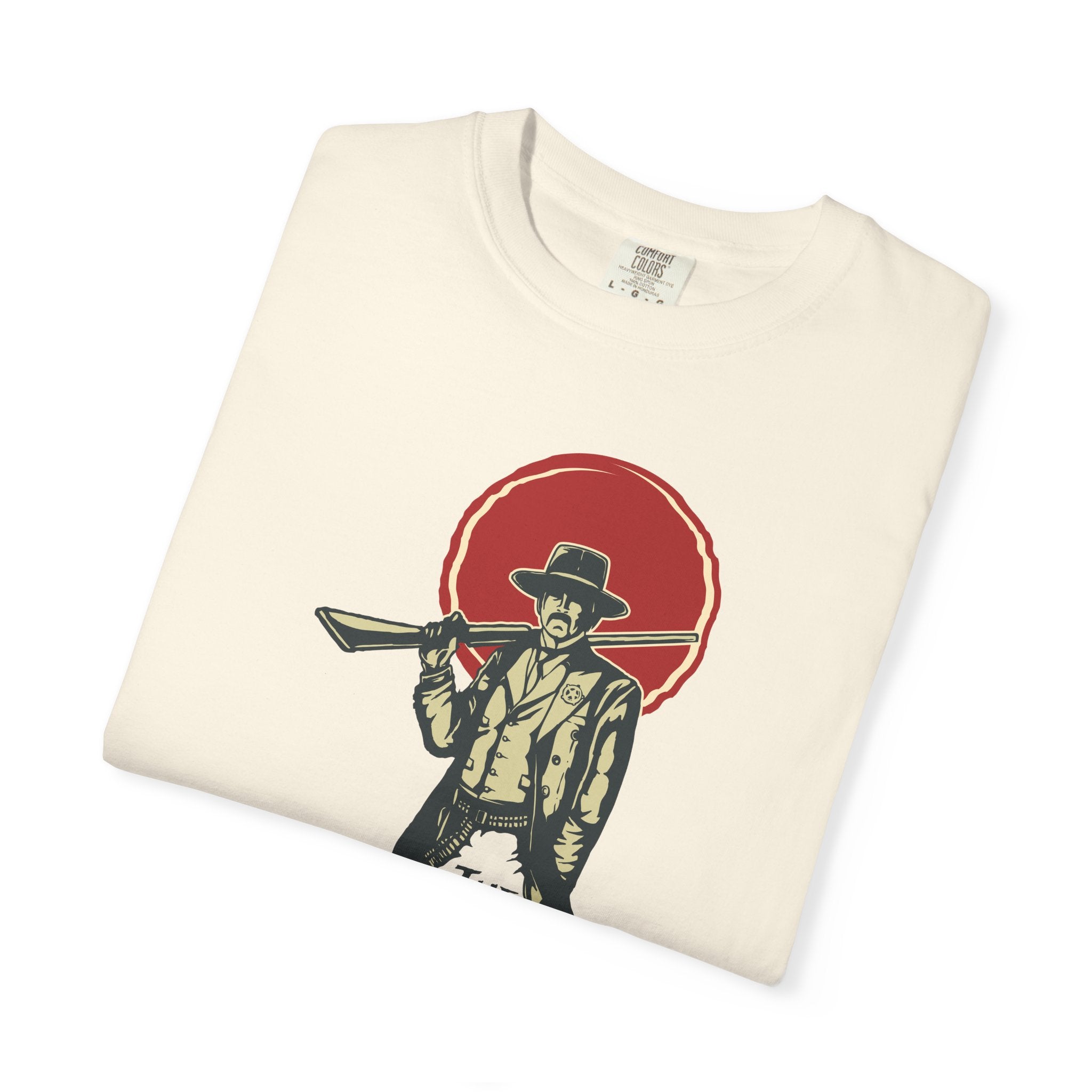 Sheriff Graphic Tee Law Behind Suit - Western Unisex - Sinful Threads