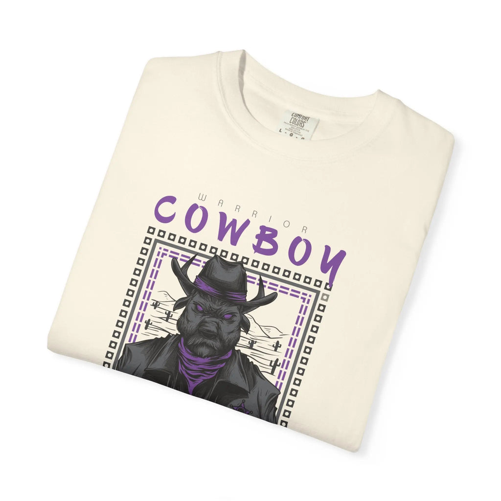 Warrior Cowboy Graphic Unisex Relaxed Fit T-Shirt - Sinful Threads