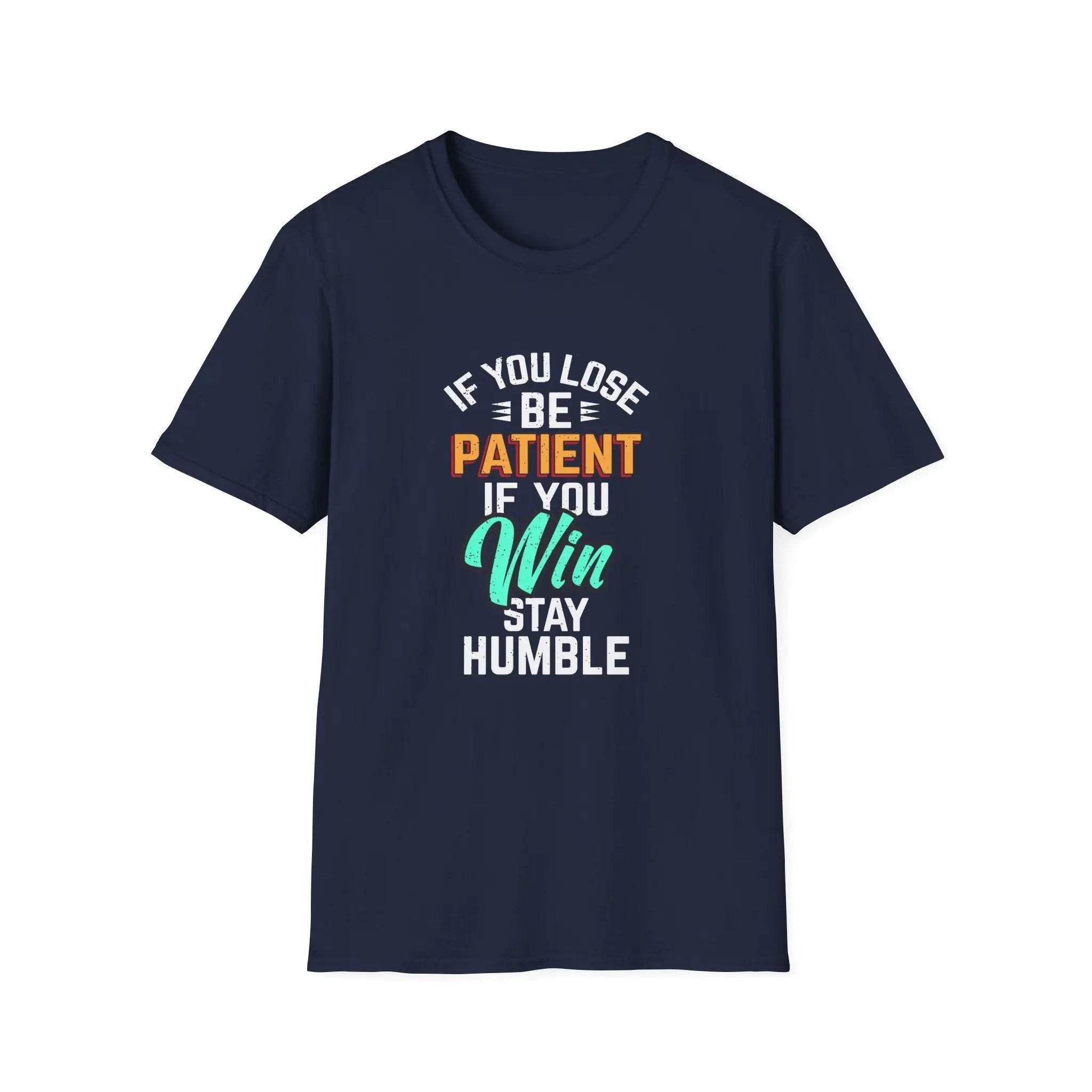 Patient Humble Mindset Shirt - Sports Character Wisdom Tee - Sinful Threads