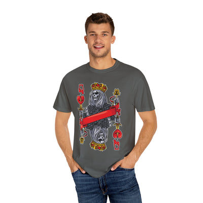 Red Queen T-shirt – Skull Graphic Top – Queen of Hearts - Sinful Threads