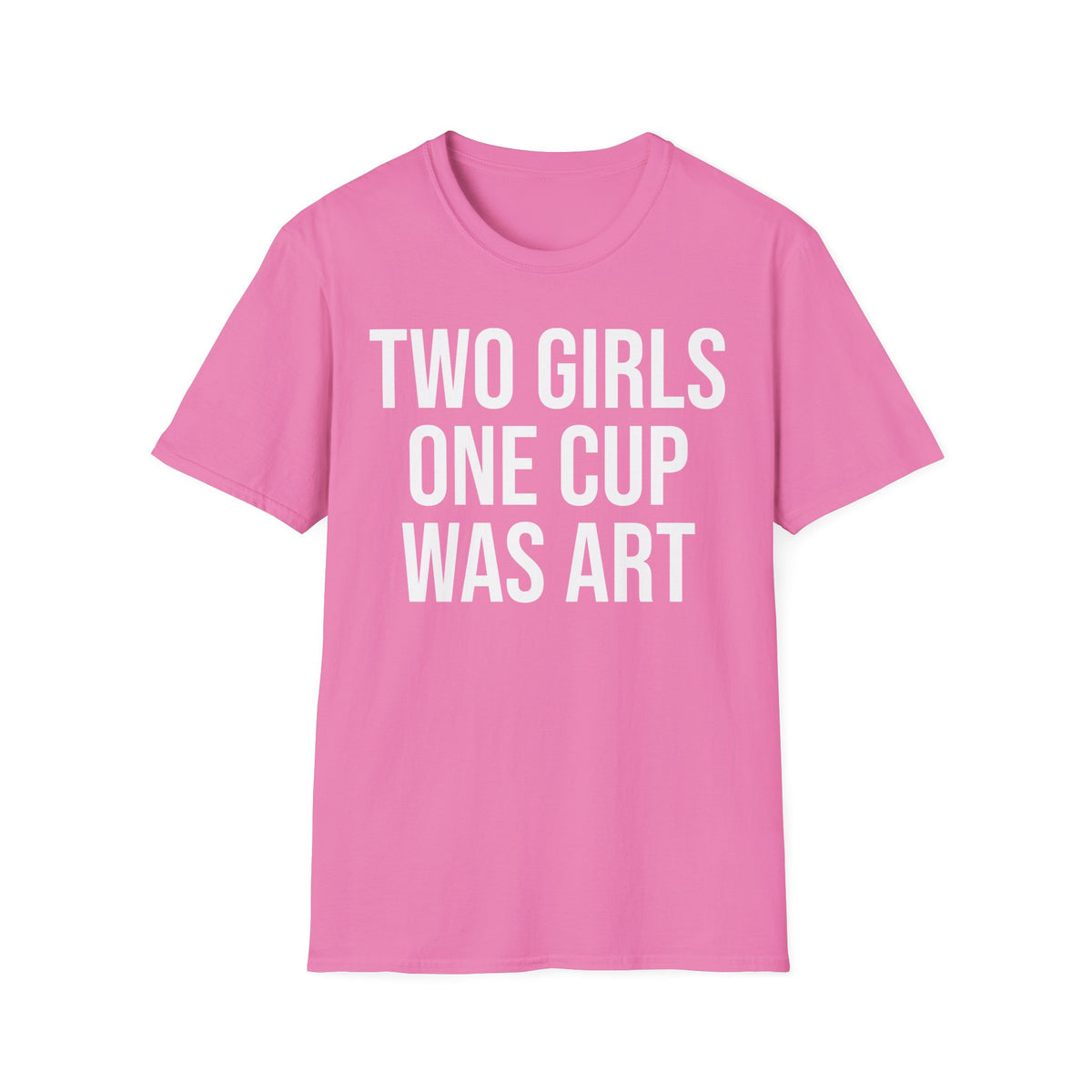 2 Girls 1 Cup Was Art - Funny Statement Shirt
