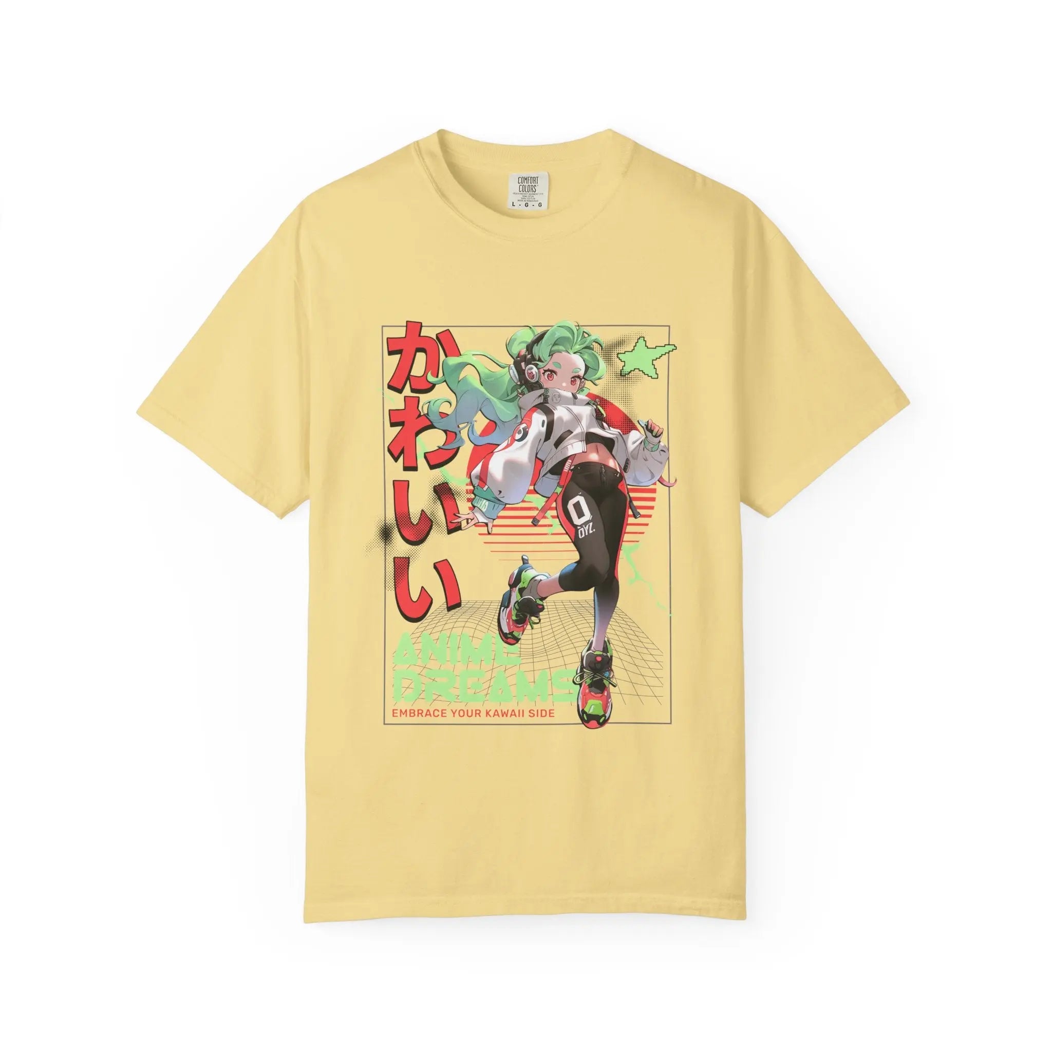 Cyberpunk Anime Tee - Kawaii Vaporwave - Streetwear - Sinful Threads