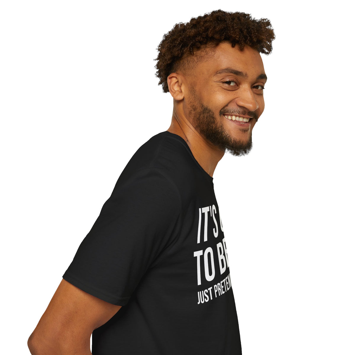 Okay to Be Sad Tshirt - Pretend Happy Mental Health Humor