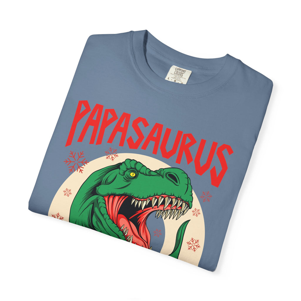 Christmas Papasaurus Shirt - Festive T-Rex Tee Holiday Gift - Sinful Threads