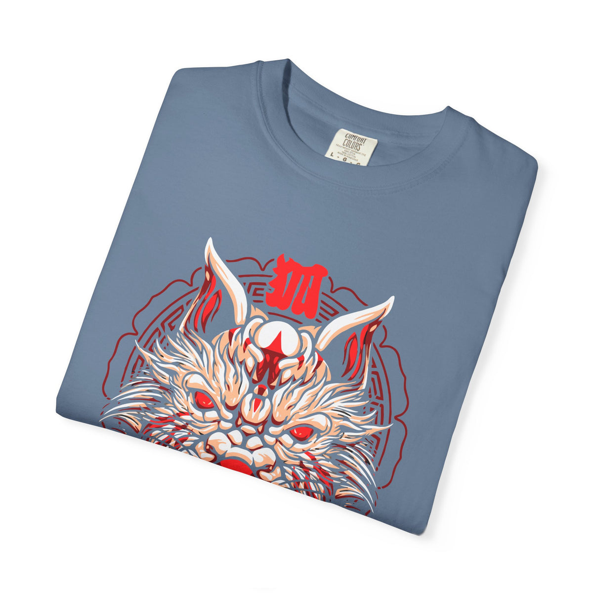Samurai Warrior Tee - Japanese Wolf Art Shirt - Streetwear
