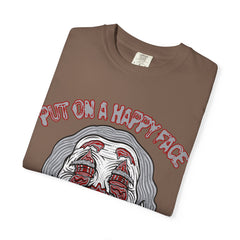 Trippy Clown Shirt - Put On Happy Face Psychedelic Tee Fun