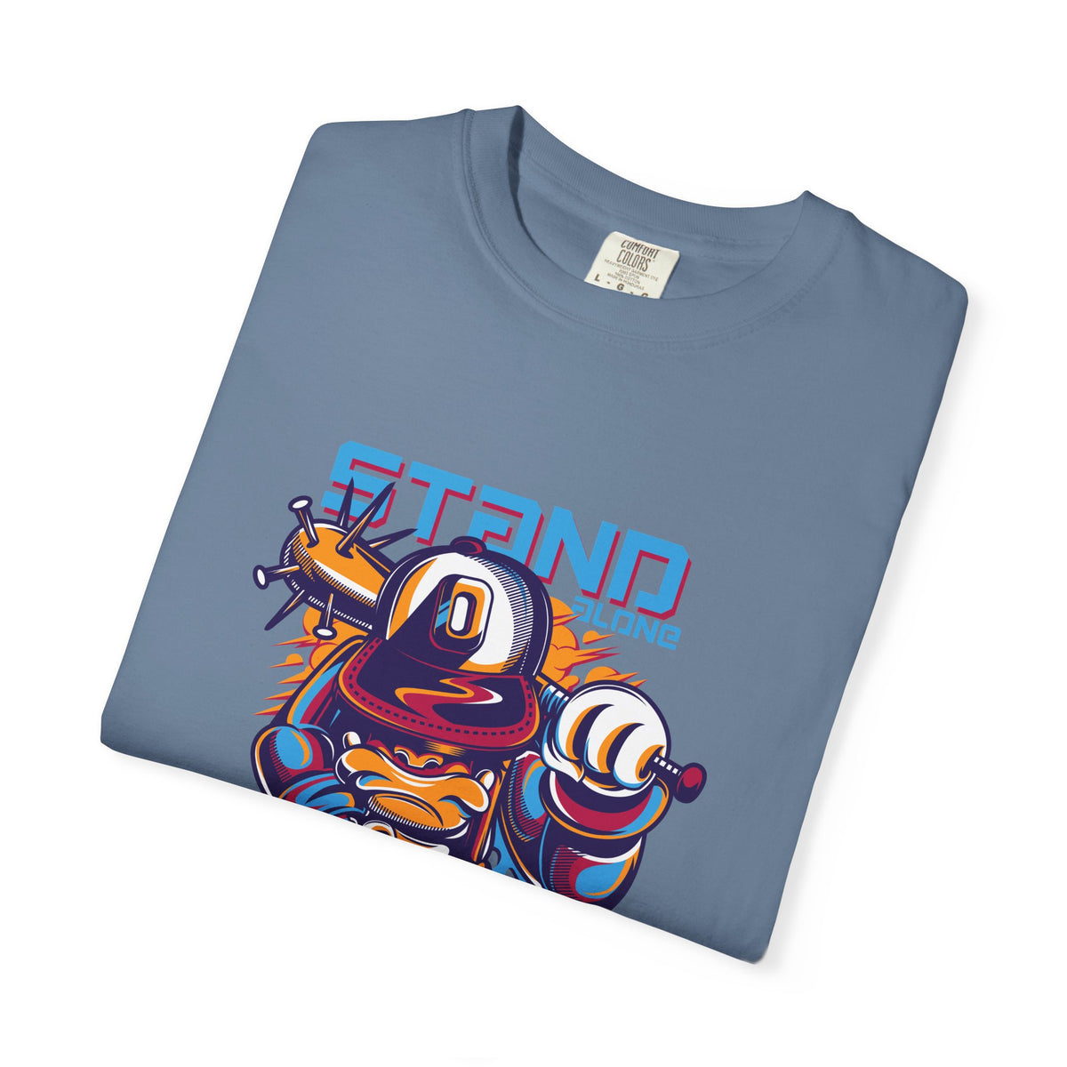 Stand Alone Cool Cartoon Character Illustration T-Shirt