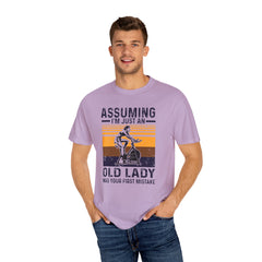 Assuming Im Just An Old Lady First Mistake Fitness T-Shirt