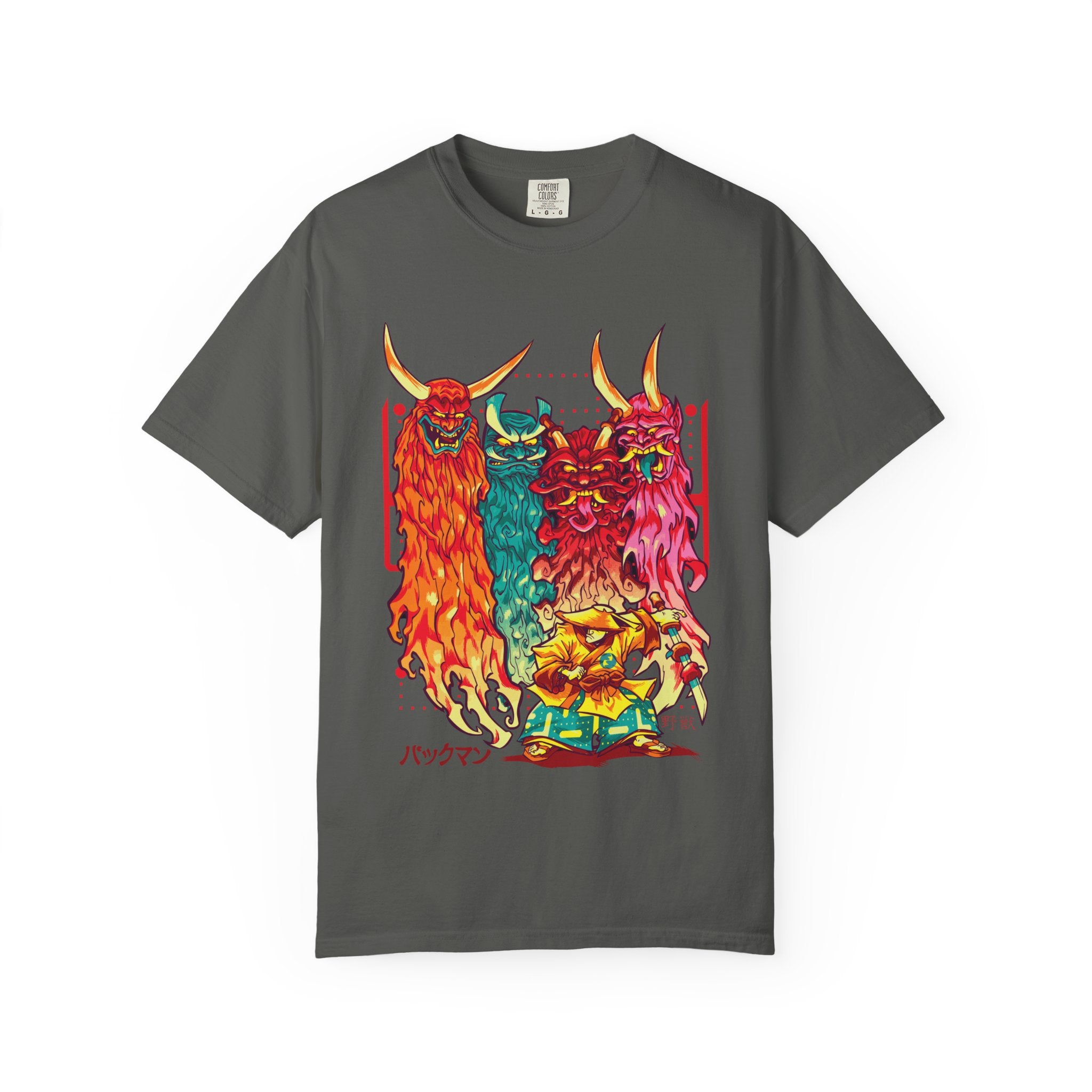 Oni T Shirt - Samurai Tee with Bold Japanese Design - Sinful Threads