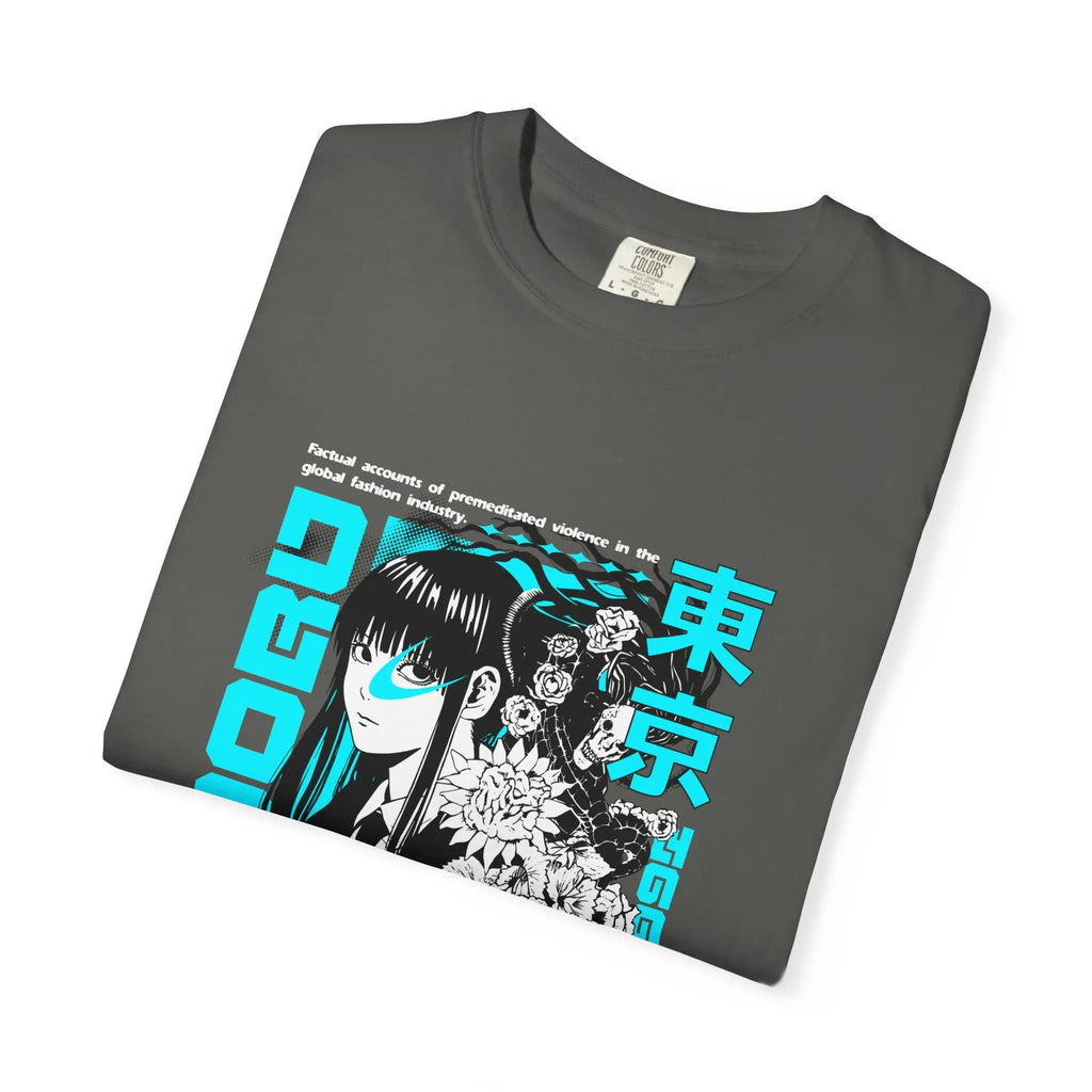 Anime Grunge Tee - Tokyo Y2K Vaporwave - Street Gift - Sinful Threads